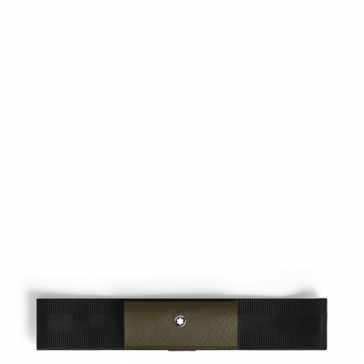 Patte pour 1&nbsp;Instrument d&rsquo;&Eacute;criture avec Bande &Eacute;lastique en Cuir Sartorial