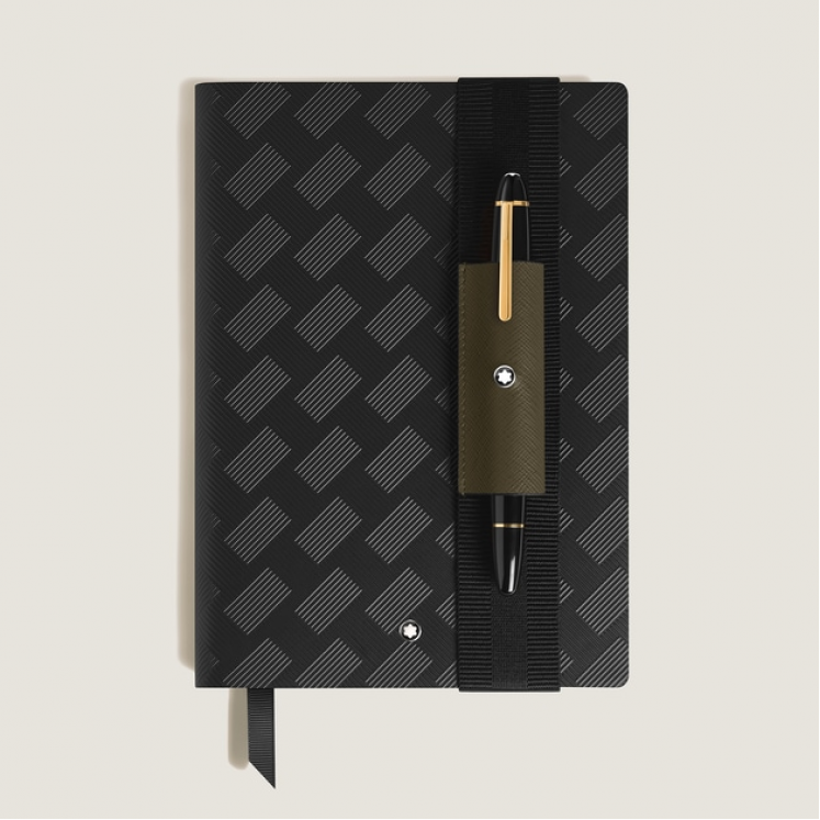 Patte pour 1 Instrument d’Écriture avec Bande Élastique en Cuir Sartorial