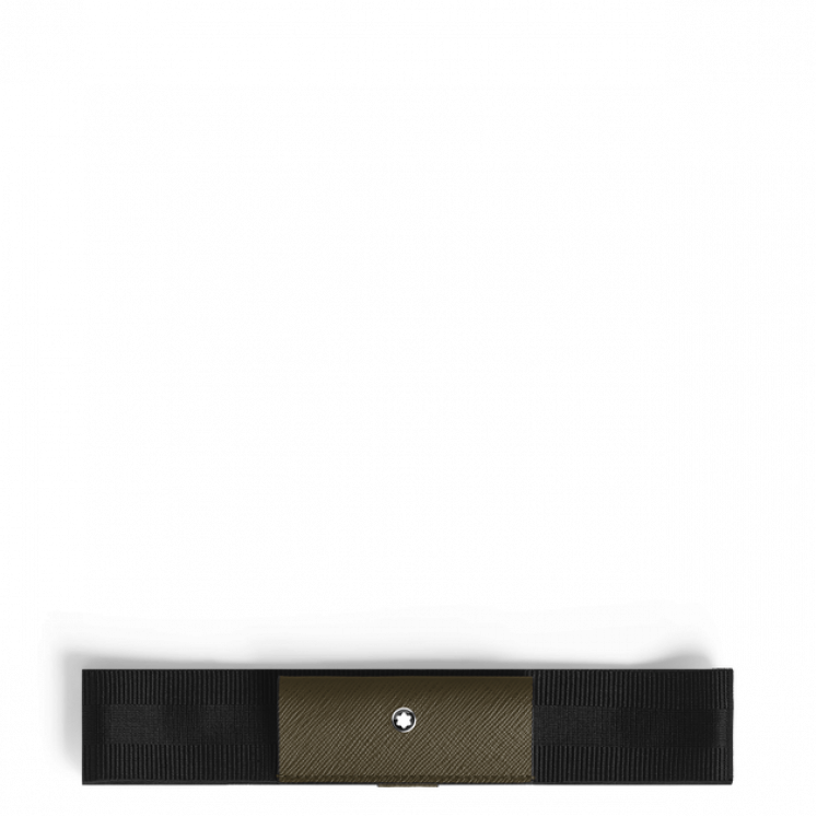 Patte pour 1 Instrument d’Écriture avec Bande Élastique en Cuir Sartorial