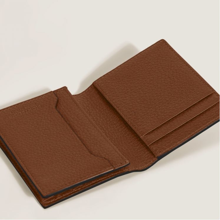 Porte-Cartes 4cc en Cuir Grainé