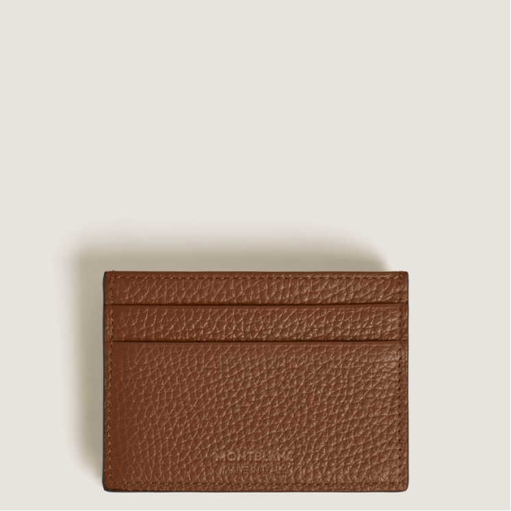 Porte-cartes 5cc en Cuir Grainé