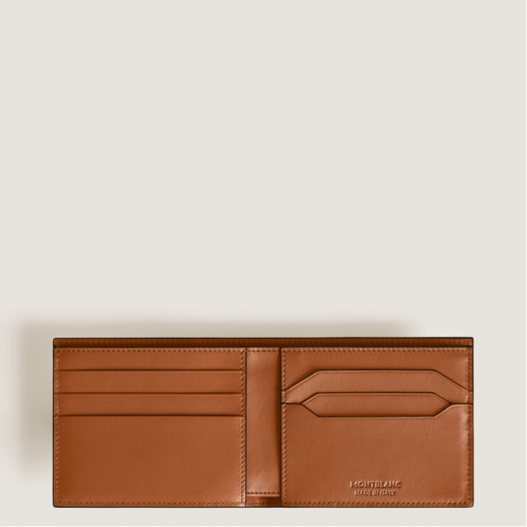 Portefeuille 6cc en Cuir Corteccia Sfumato