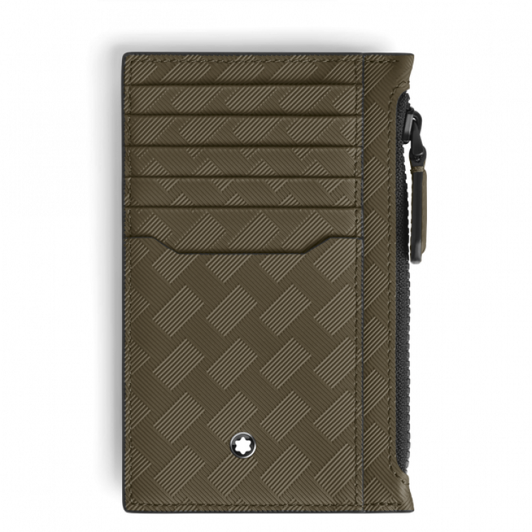 Porte-Cartes 8cc Zipp&eacute; en Cuir Extreme