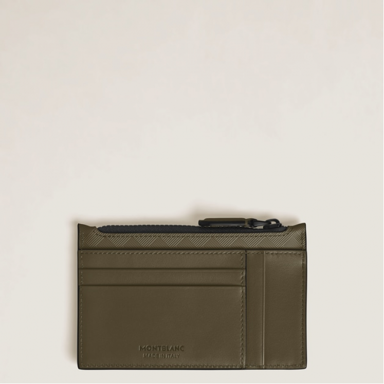 Porte-Cartes 8cc Zippé en Cuir Extreme