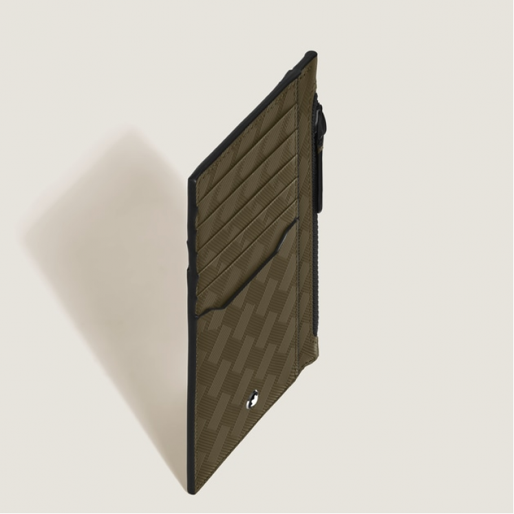 Porte-Cartes 8cc Zippé en Cuir Extreme