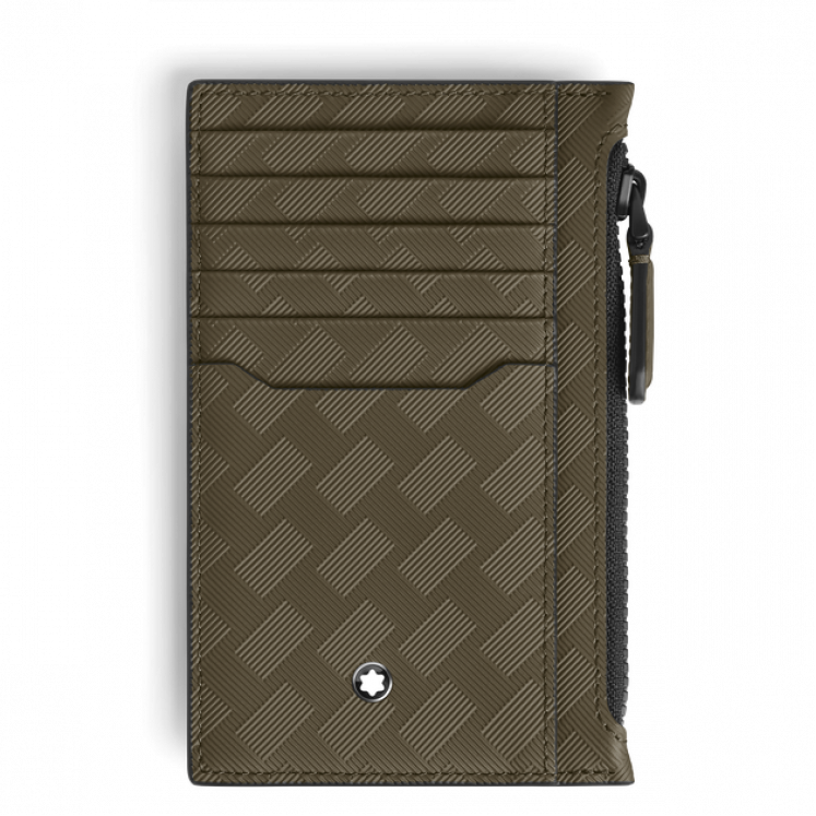 Porte-Cartes 8cc Zippé en Cuir Extreme