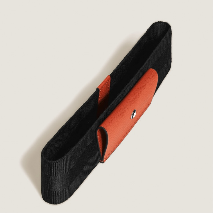 Patte pour 1 Instrument d’Écriture avec Bande Élastique en Cuir Sartorial