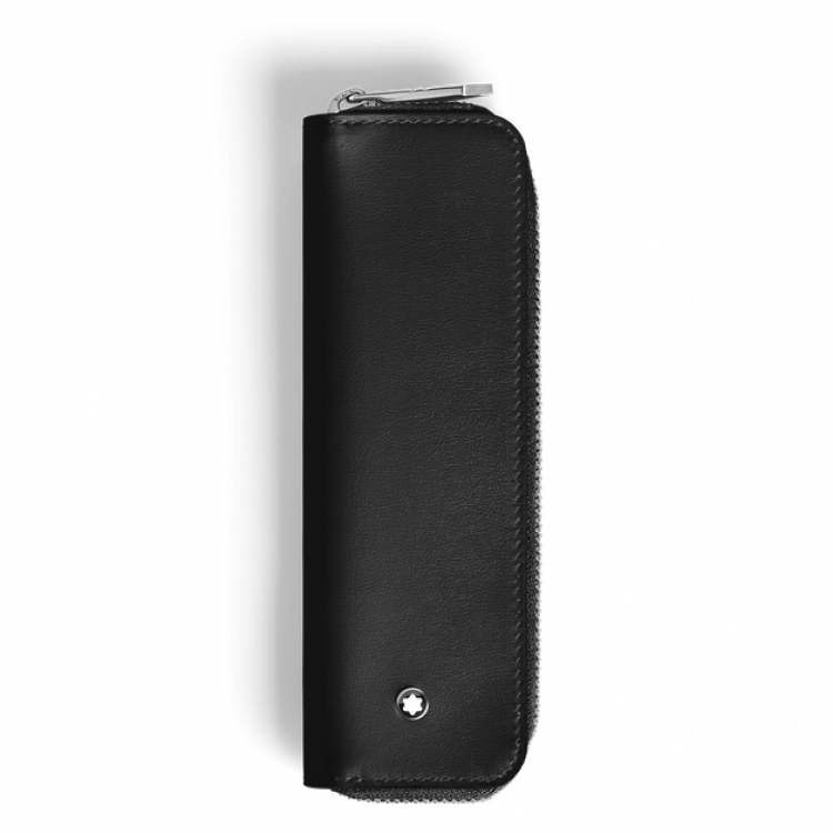 &Eacute;tui pour 1&nbsp;Instrument d'&Eacute;criture Zipp&eacute; en Cuir Meisterst&uuml;ck