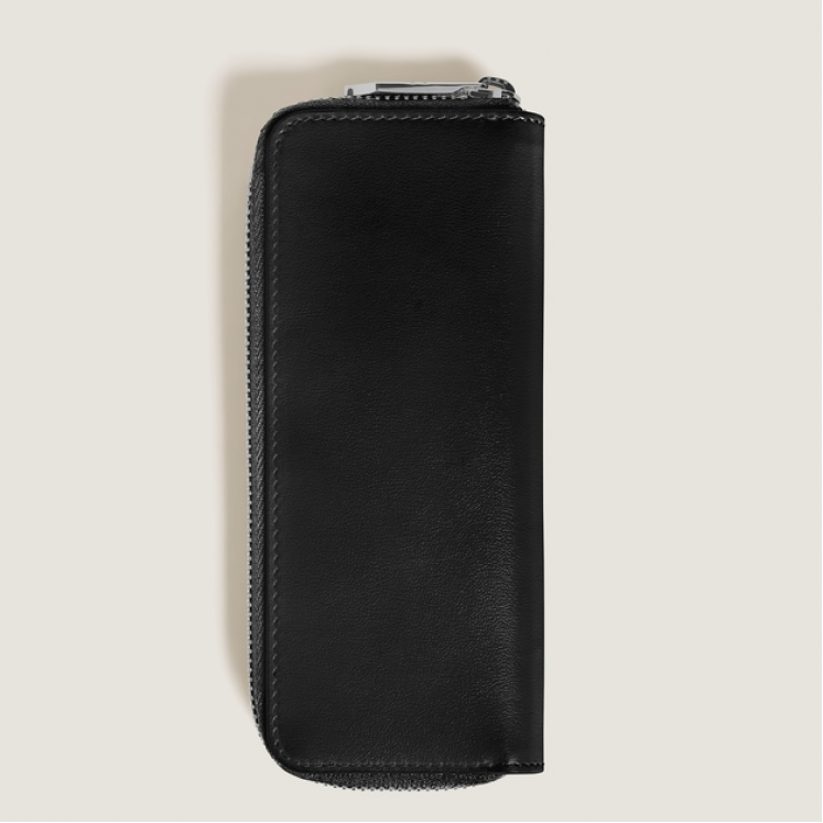 Étui pour 2 Instruments d'Écriture Zippé en Cuir Meisterstück