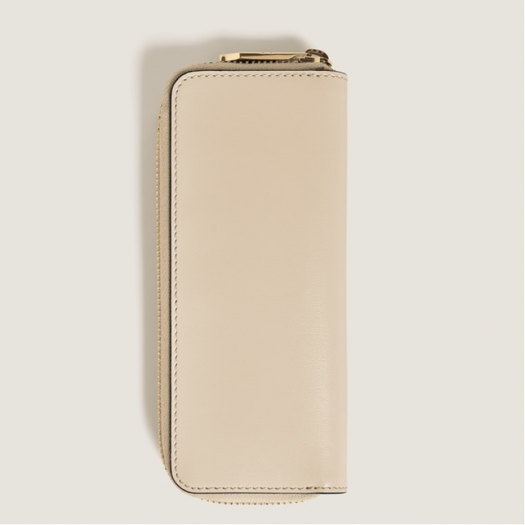 Étui pour 2 Instrument d'Écriture Zippé en Cuir Meisterstück