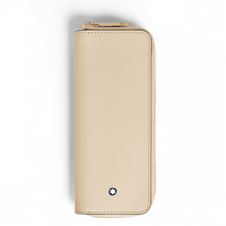 Étui pour 2 Instrument d'Écriture Zippé en Cuir Meisterstück