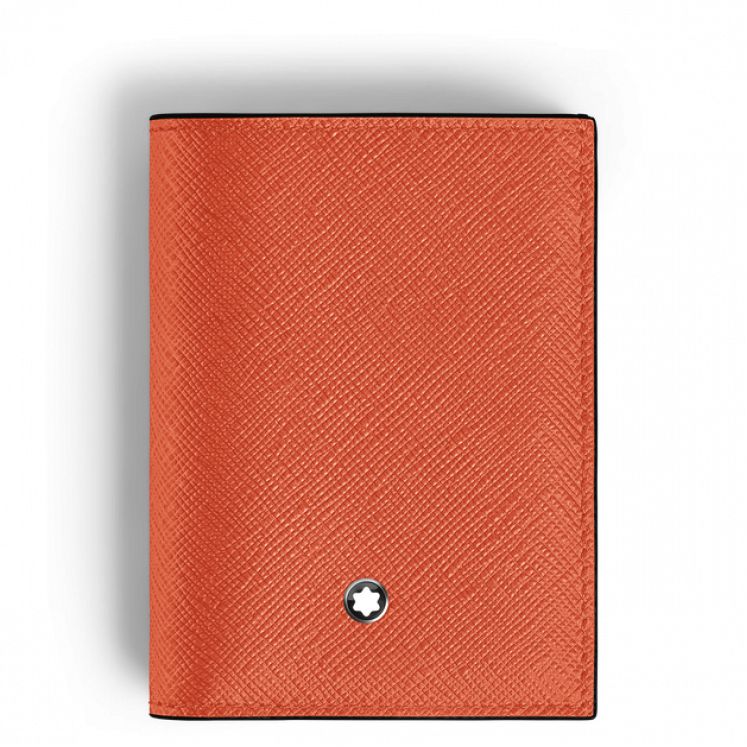 Mini Portefeuille 4cc en Cuir Sartorial