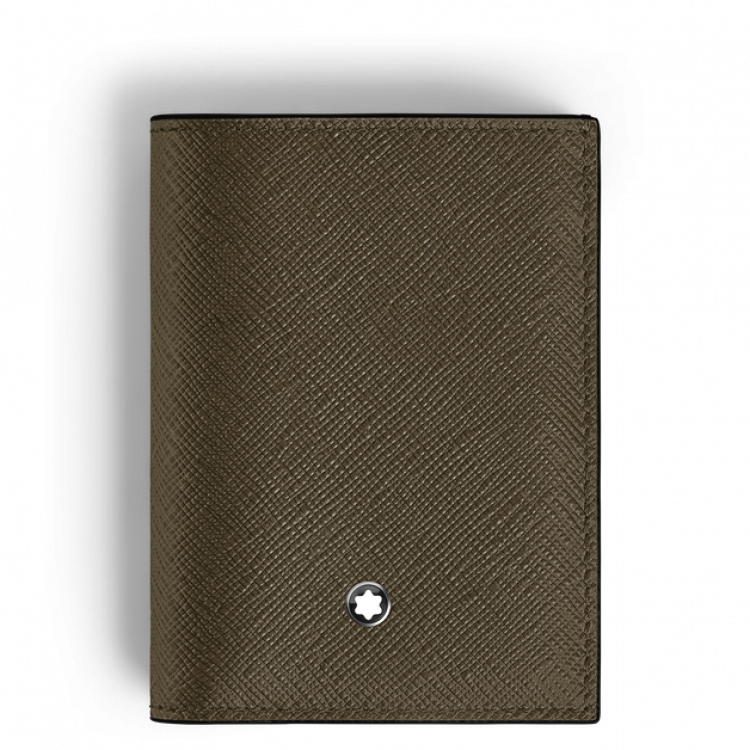 Mini Portefeuille 4cc en Cuir Sartorial