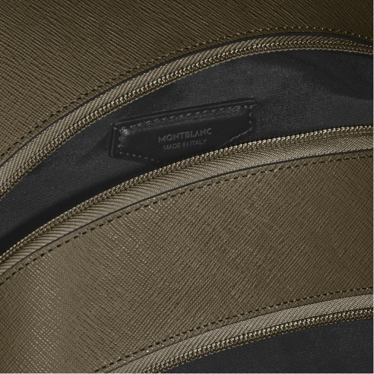 Sac à Dos Moyen Format avec 3 Compartiments en Cuir Sartorial