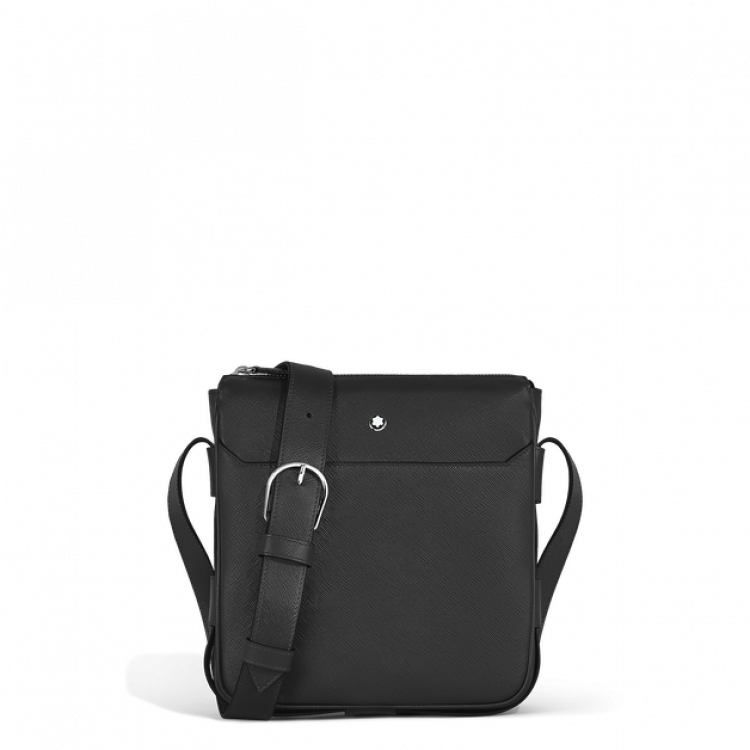 Sac Messenger Vertical en Cuir Sartorial