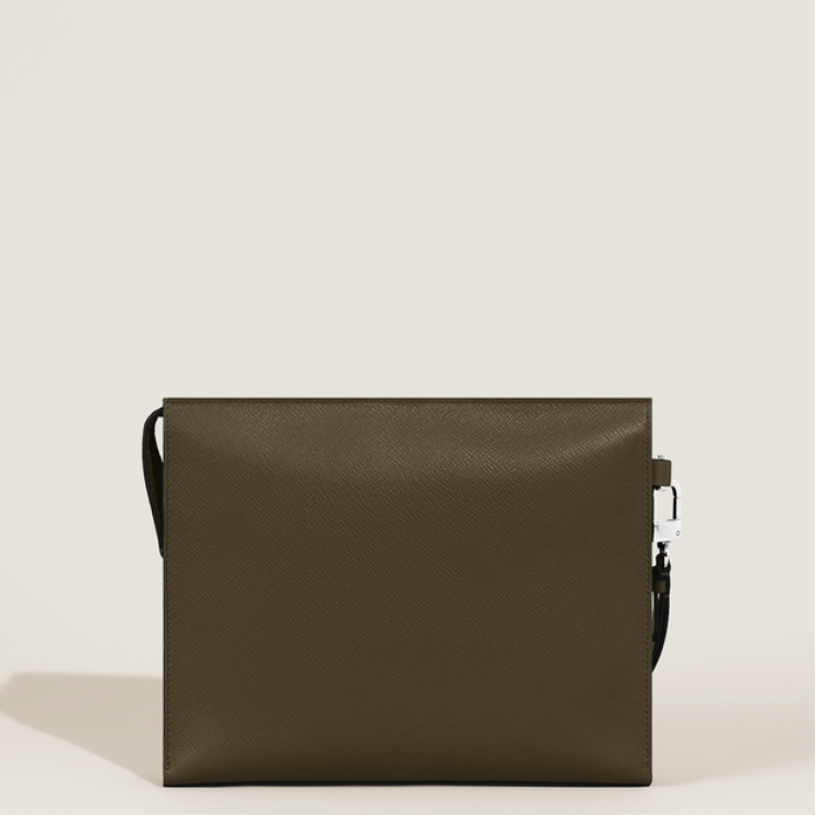 Pochette en Cuir Sartorial