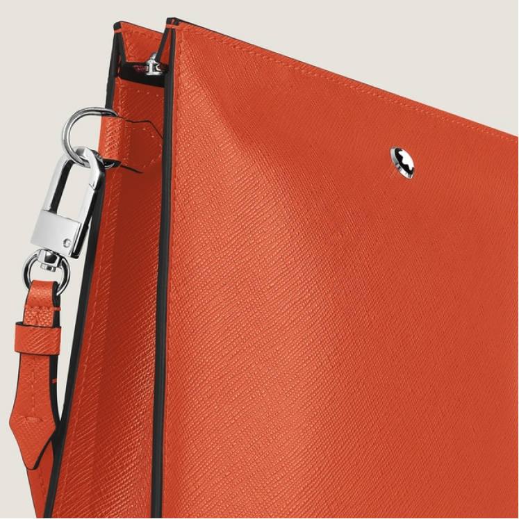 Pochette en Cuir Sartorial