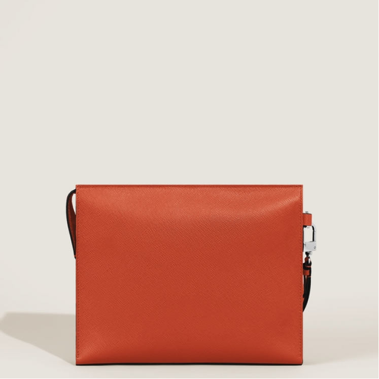 Pochette en Cuir Sartorial