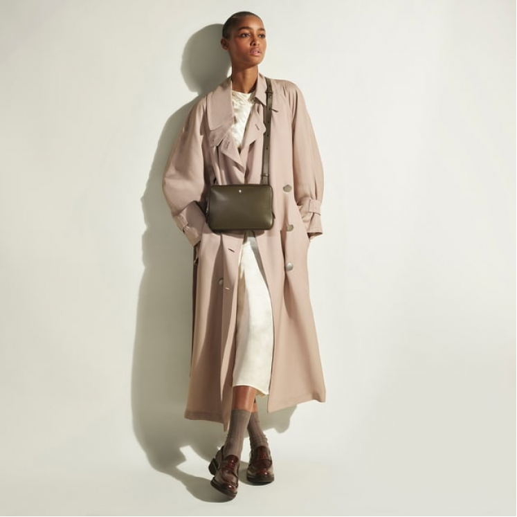 Sac à Bandoulière Petit Modèle en Cuir Sartorial