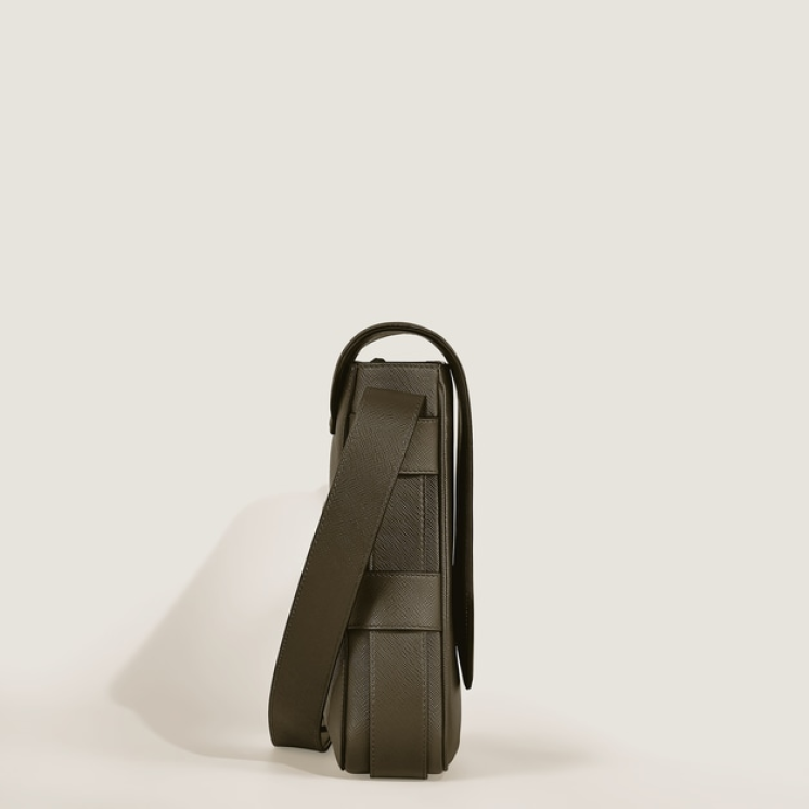 Sac Messenger en Cuir Sartorial
