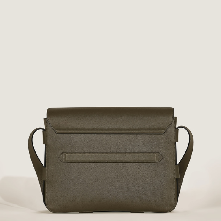 Sac Messenger en Cuir Sartorial