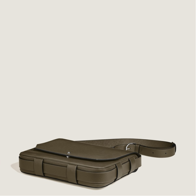 Sac Messenger en Cuir Sartorial