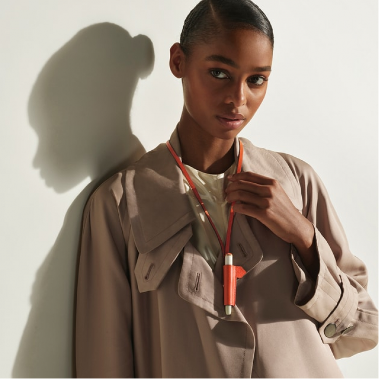 Collier Boucle pour 1 Instrument d’Écriture en Cuir Sartorial