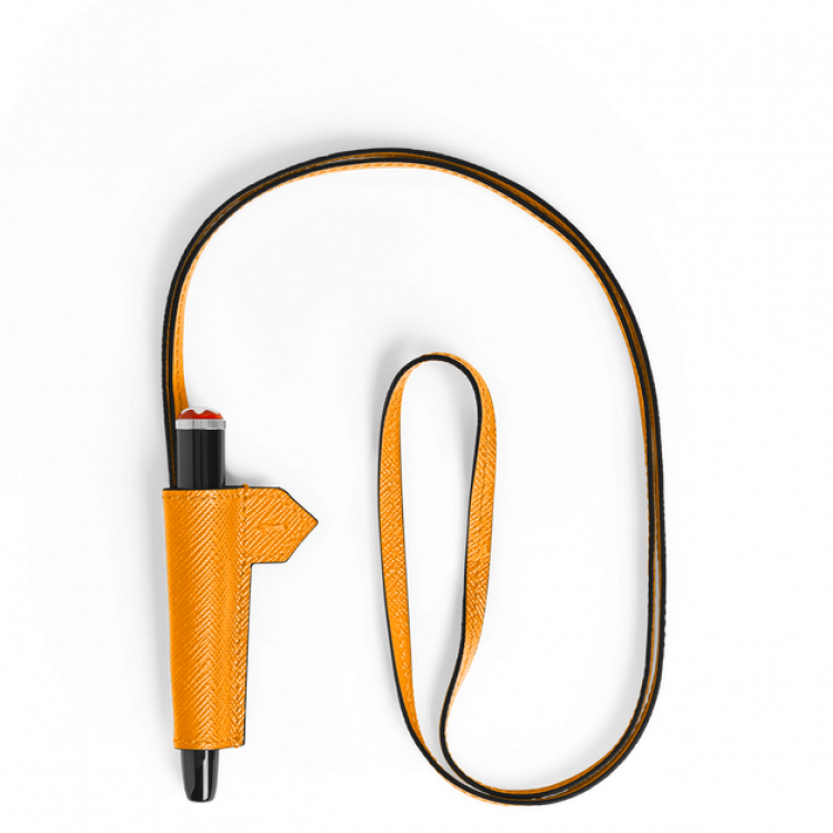 Collier Boucle pour 1&nbsp;Instrument d&rsquo;&Eacute;criture en Cuir Sartorial