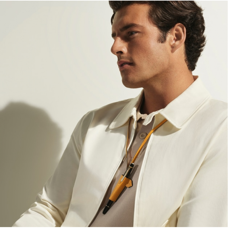 Collier Boucle pour 1 Instrument d’Écriture en Cuir Sartorial