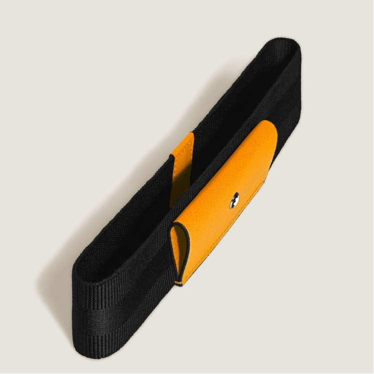 Patte pour 1 Instrument d’Écriture avec Bande Élastique en Cuir Sartorial