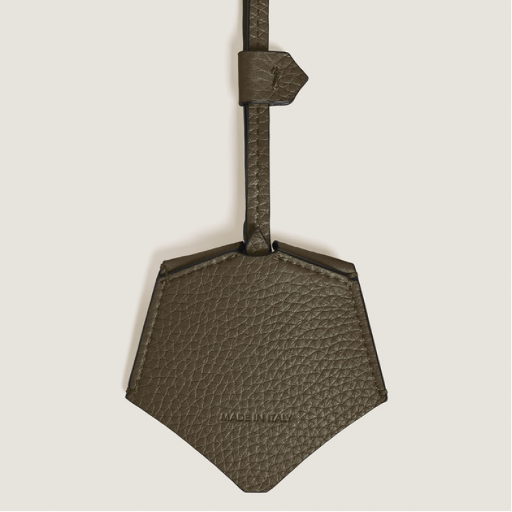 Porte-Clés en Cuir Grainé