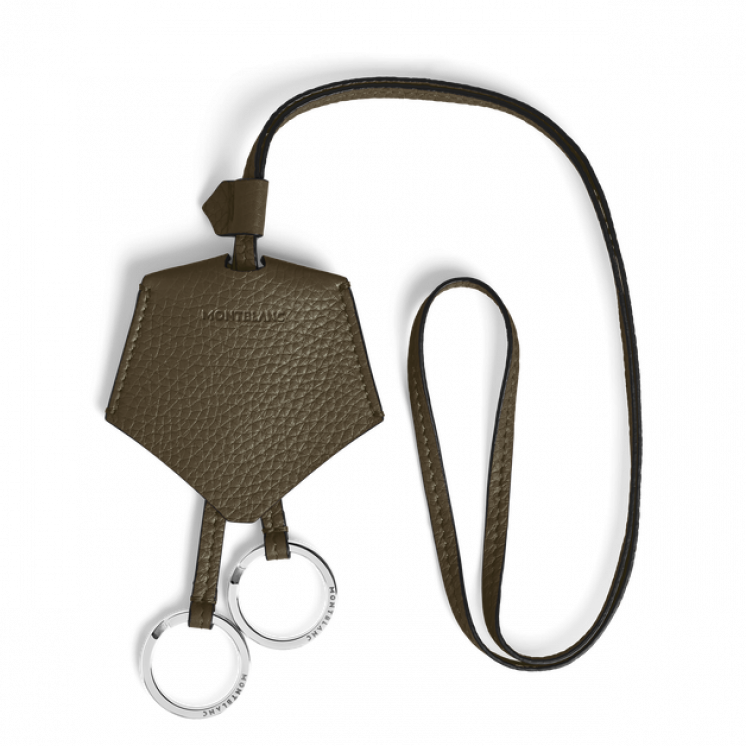 Porte-Clés en Cuir Grainé