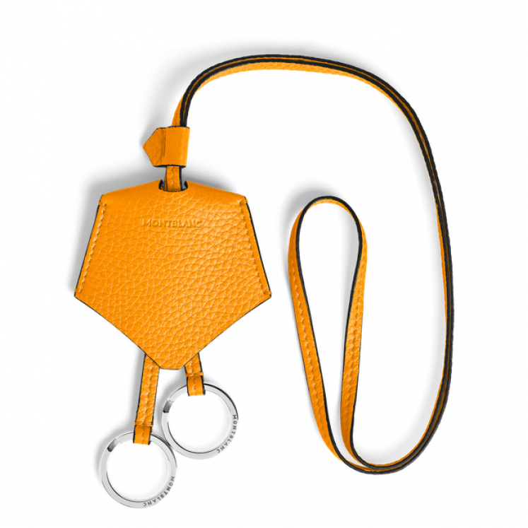 Porte-Clés en Cuir Grainé