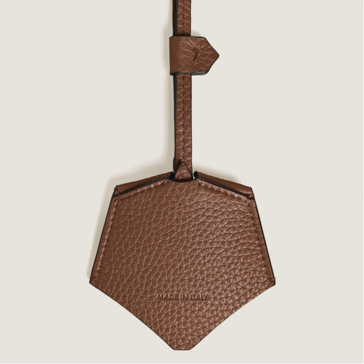 Porte-Clés en Cuir Grainé