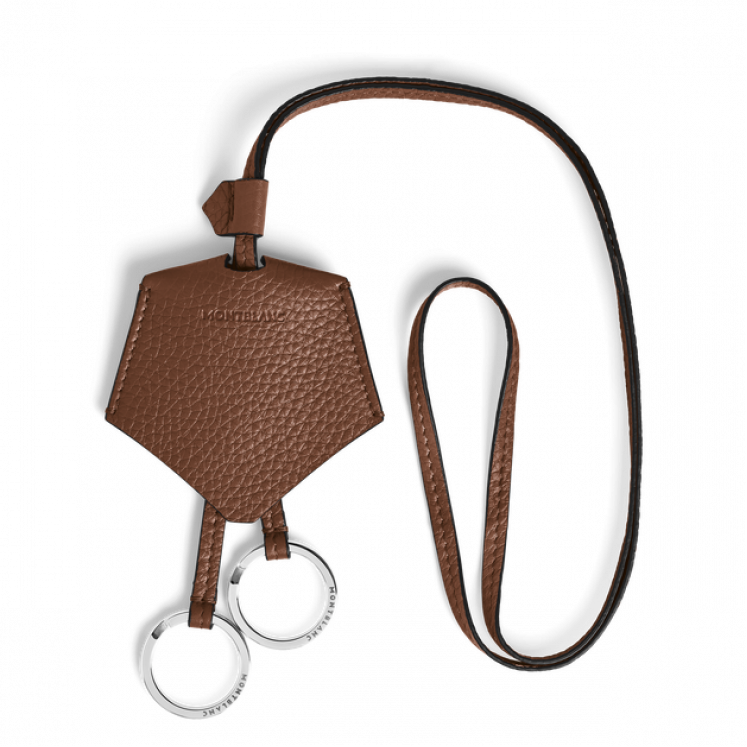 Porte-Clés en Cuir Grainé