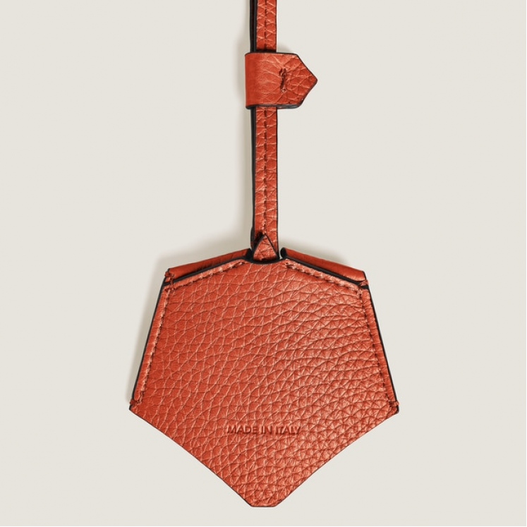 Porte-Clés en Cuir Grainé