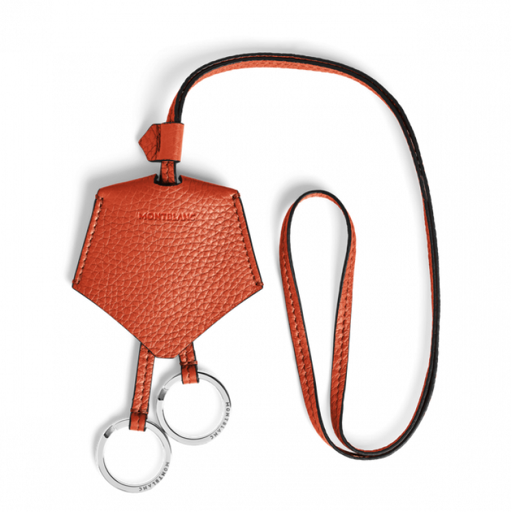 Porte-Clés en Cuir Grainé