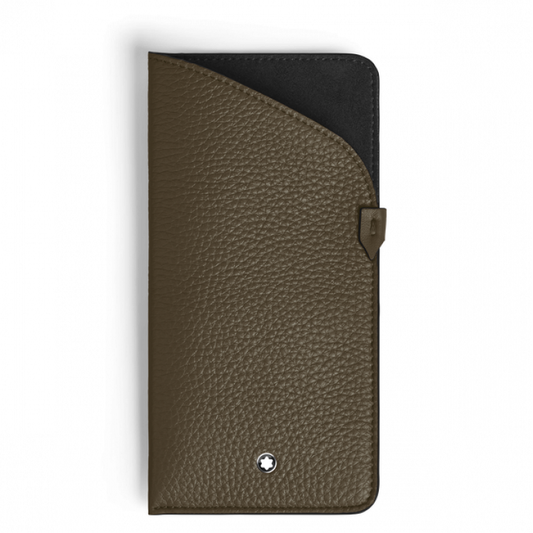 Étui à Lunettes en Cuir Grainé