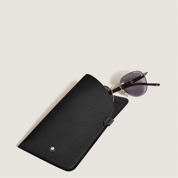 Étui à Lunettes en Cuir Grainé