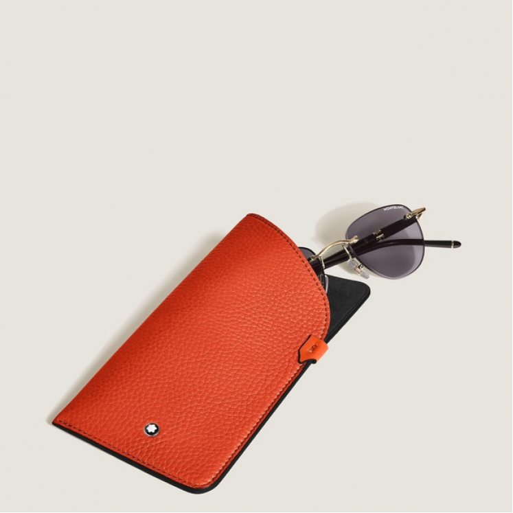 Étui à Lunettes en Cuir Grainé