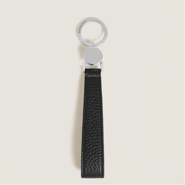 Porte-Clés en Cuir Grainé