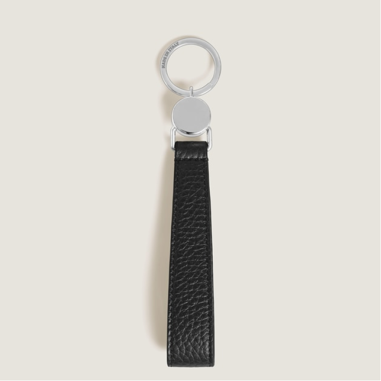 Porte-Clés en Cuir Grainé