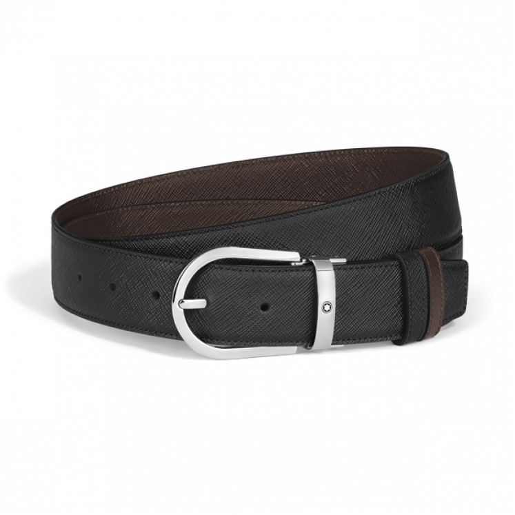 Ceinture Réversible Fer à Cheval 35 mm en Cuir Sartorial