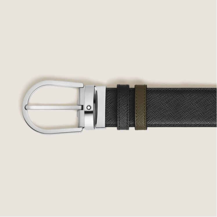 Ceinture Réversible Fer à Cheval 35 mm en Cuir Sartorial