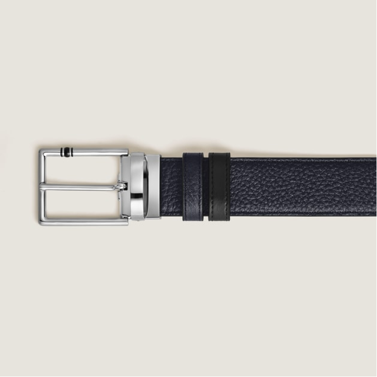 Ceinture Réversible 30 mm à boucle Rectangulaire Meisterstück en Cuir Grainé