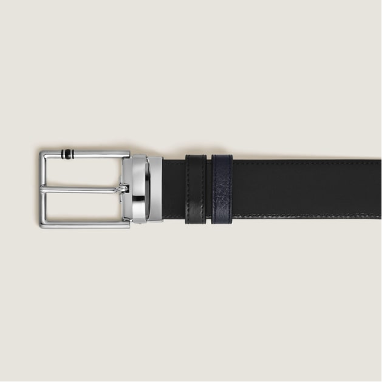 Ceinture Réversible 30 mm à boucle Rectangulaire Meisterstück en Cuir Grainé