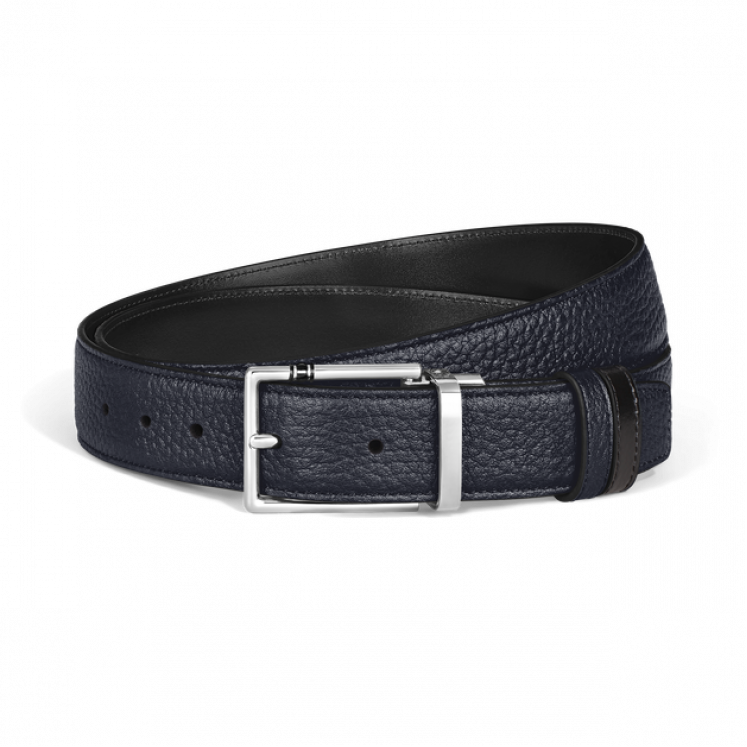 Ceinture Réversible 30 mm à boucle Rectangulaire Meisterstück en Cuir Grainé