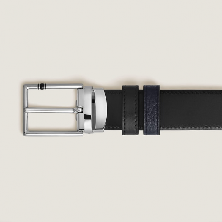 Ceinture Réversible 35 mm à boucle Rectangulaire Meisterstück en Cuir Grainé