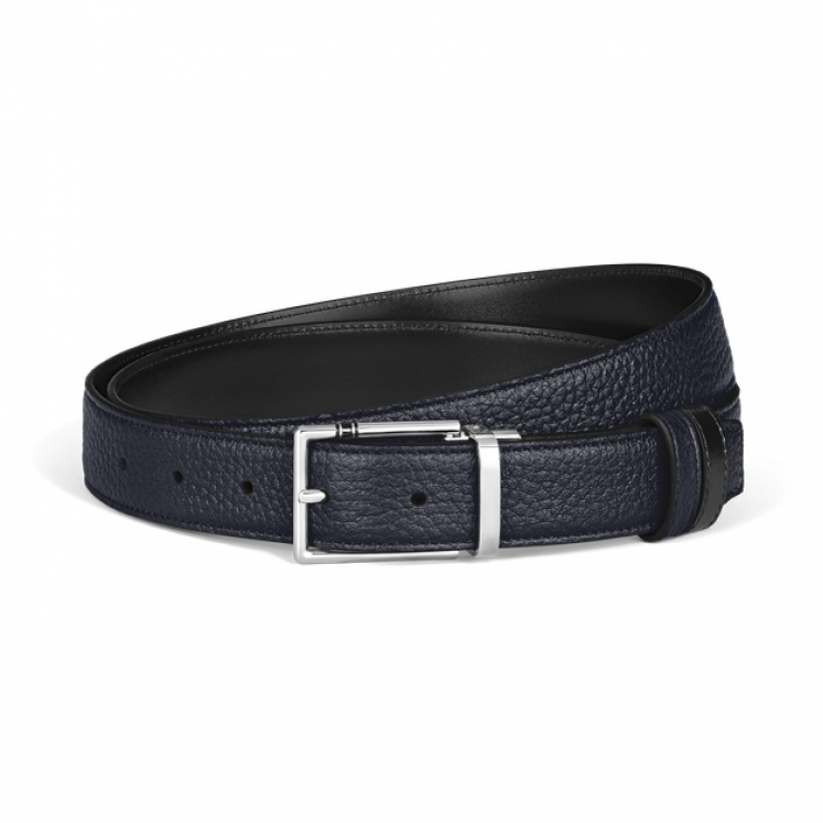 Ceinture Réversible 35 mm à boucle Rectangulaire Meisterstück en Cuir Grainé