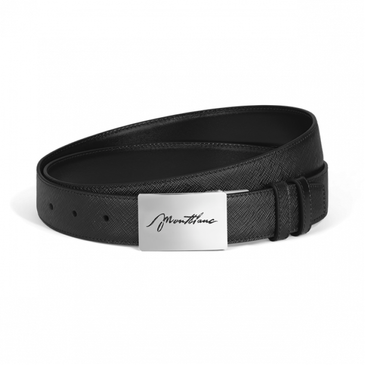 Ceinture Réversible 30 mm en Cuir Sartorial avec Boucle Plaque